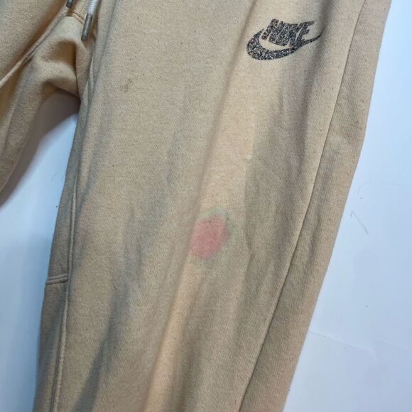 5 for $25🔥Nike Beige Jogger Sweatpants Large - Picture 3 of 13